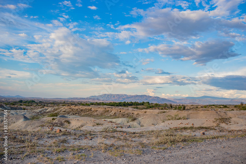 landscape with sky and clouds