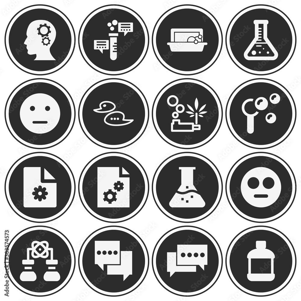 16 pack of inert filled web icons set 16 pack of inert filled web icons set