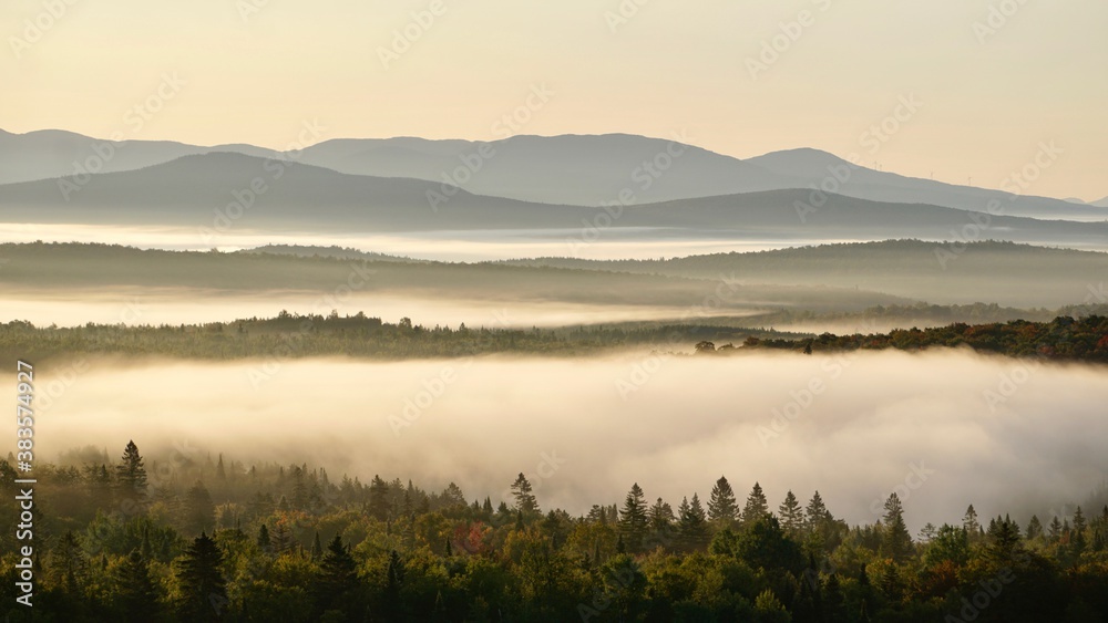morning mist over the mountains morning mist over the mountains