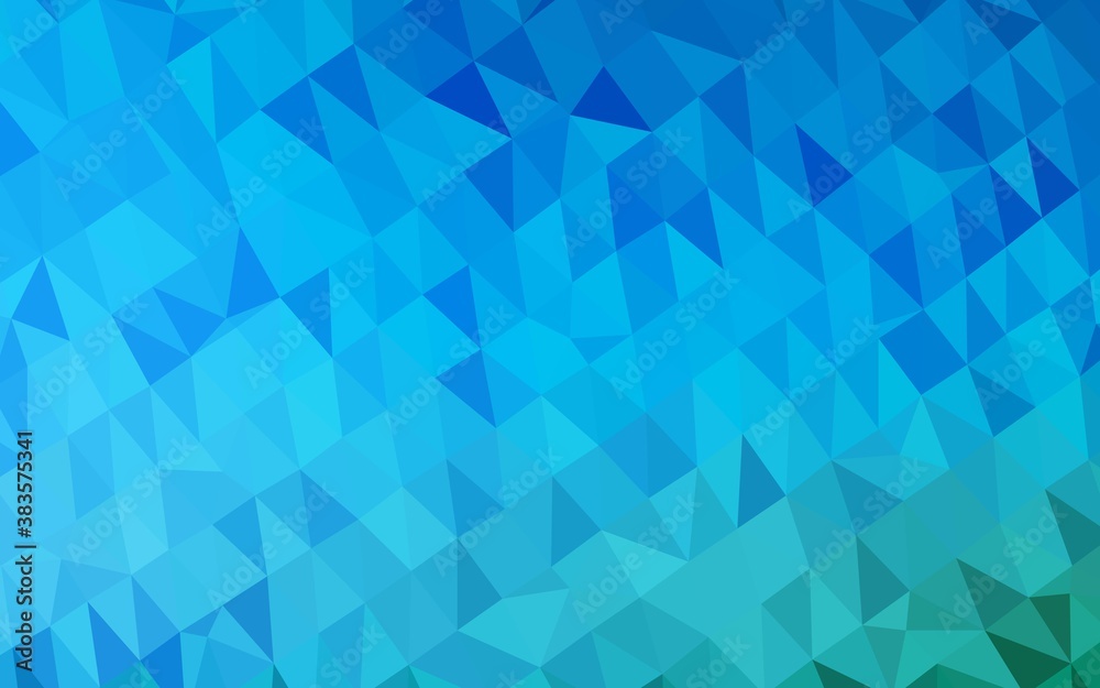 Light Blue, Green vector triangle mosaic cover. Light Blue, Green vector triangle mosaic cover.