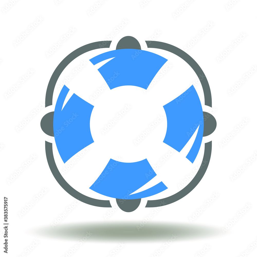 Lifebuoy Icon Vector. Safety Help Business Conceptual Sign. Emergency Protection Rescue Symbol. Lifebuoy Icon Vector. Safety Help Business Conceptual Sign. Emergency Protection Rescue Symbol.