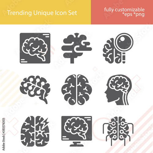Simple set of prior related filled icons.