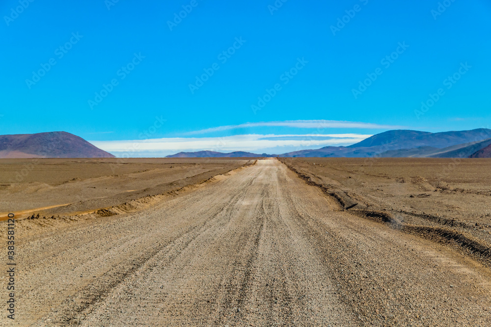 Arid Landscape Brava Lagoon Reserve La Rioja, Argentina