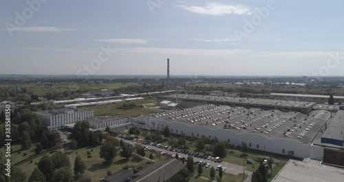 Lutsk, Volyn / Ukraine - September 10 2020: SKF.  Manufacturing of bearing for automobiles. photo