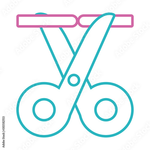 vasectomy male Sterilization icon, line style