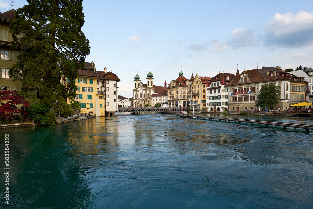 Luzern Switzerland Tourism Sightseen cityscape
