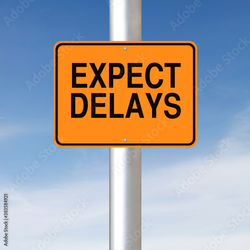 Canvas Print Expect Delays