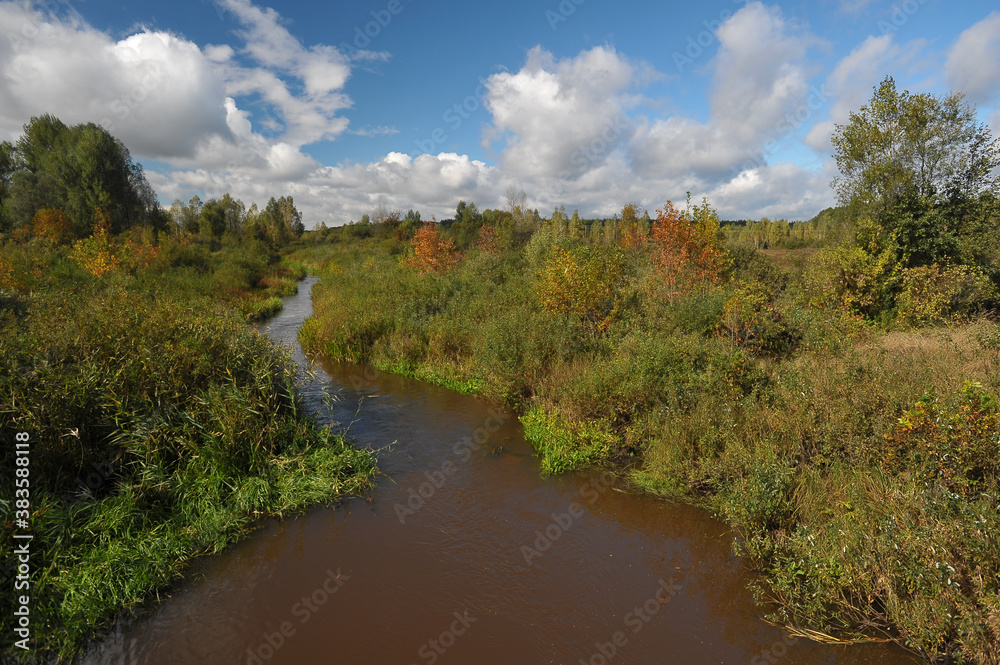 River in Chernobyl exclusion zone