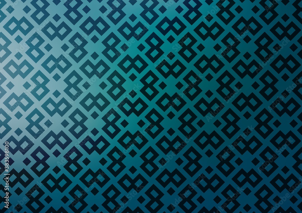 Light BLUE vector pattern in square style. Light BLUE vector pattern in square style.