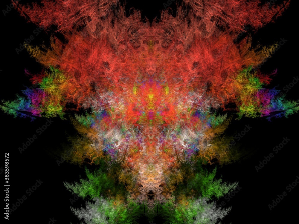 Imaginatory fractal background Image