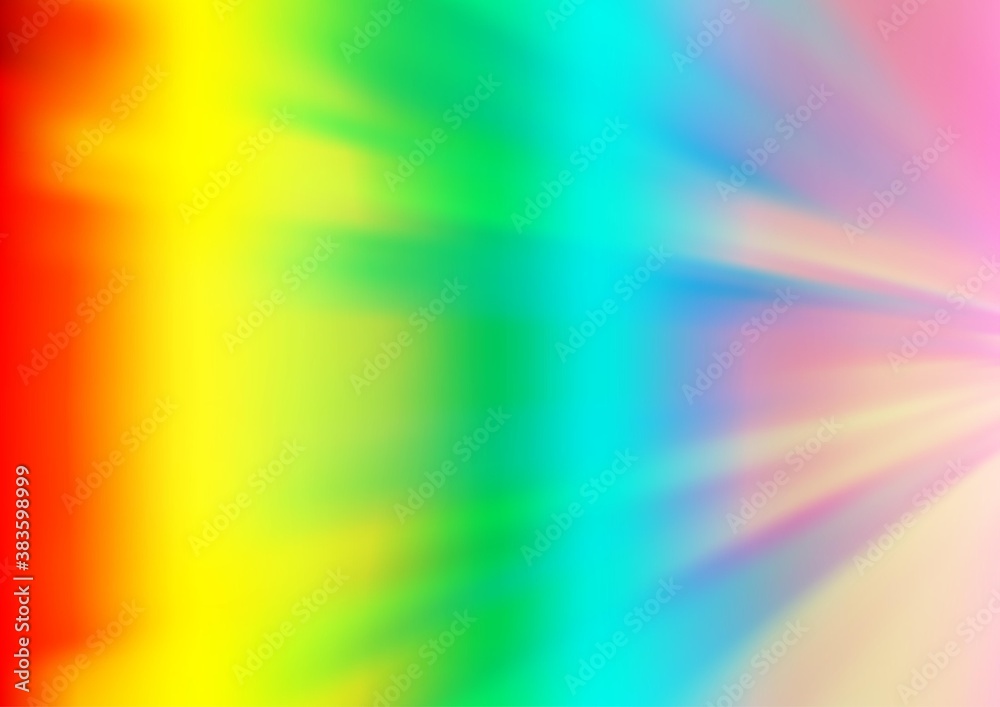 Obraz premium Light Multicolor, Rainbow vector abstract bokeh pattern.