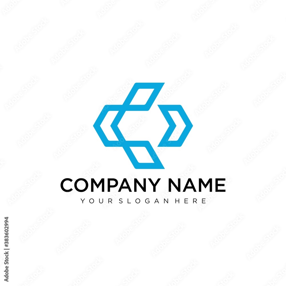 C Letter Logo concept. Creative Minimal Monochrome Monogram emblem design template. Graphic Alphabet Symbol for Corporate Business Identity. Creative Vector element