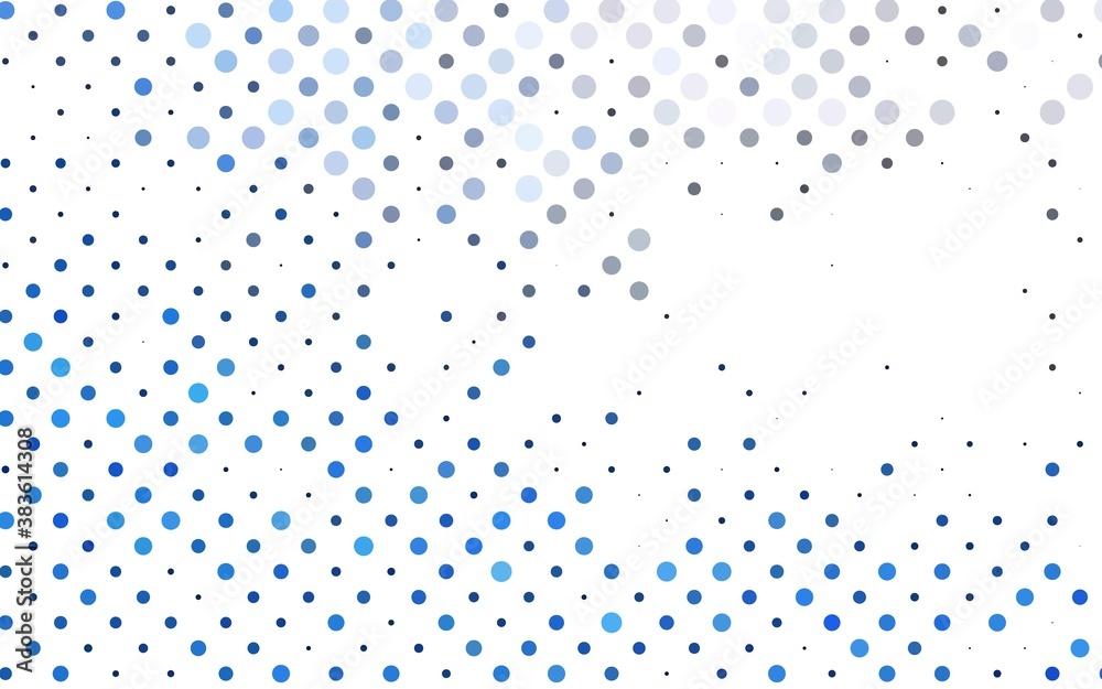 Light BLUE vector backdrop with dots.