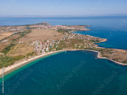 Aerial view of Gradina (Garden) Beach, Bulgaria photo