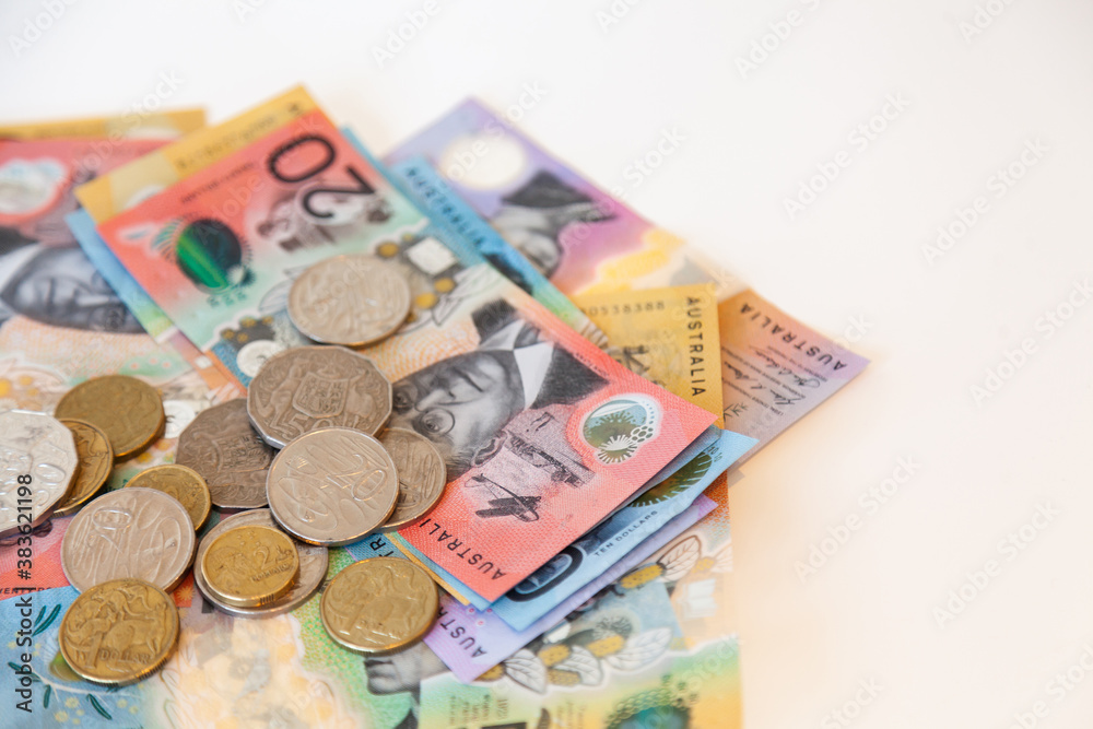 Australian currency,notes and coins,pay in cash Australian currency,notes and coins,pay in cash