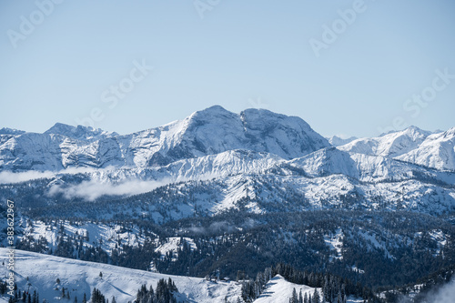 Blick von der Brecherspitze auf die Alpen photo