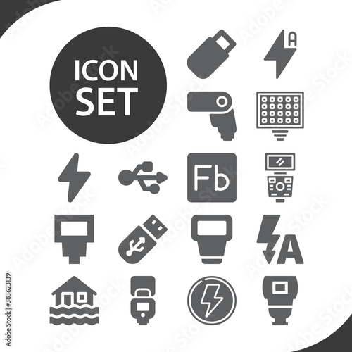 Simple set of floods related filled icons.