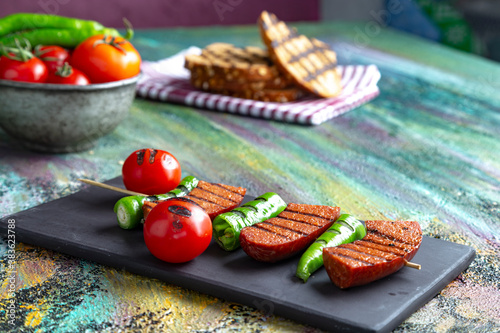 sausage barbecue mangal sucuk turkish