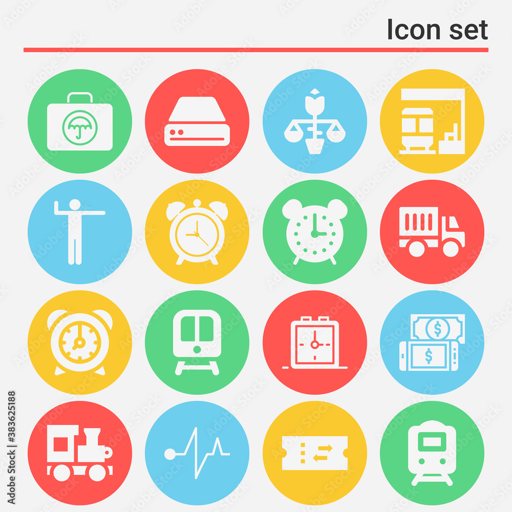 16 pack of movement filled web icons set 16 pack of movement filled web icons set