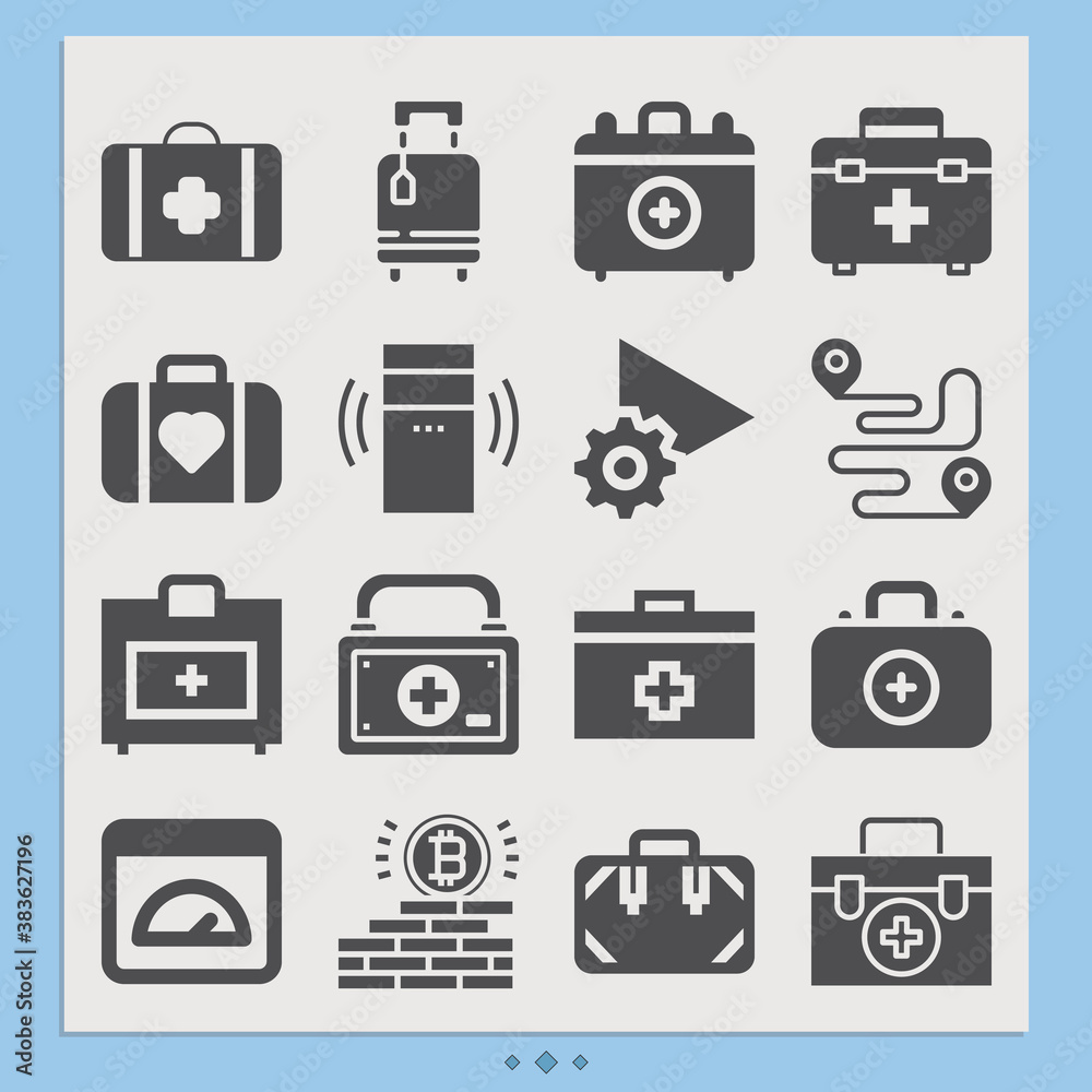 Simple set of threshold related filled icons. Simple set of threshold related filled icons.