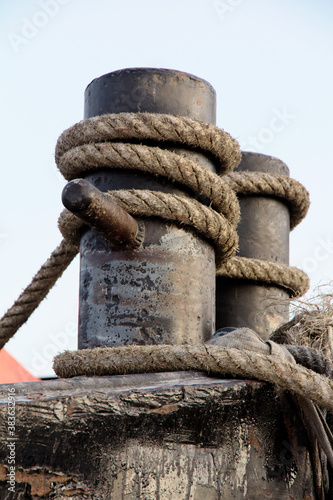 Detail of fairleads photo