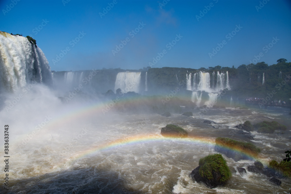 Obraz premium falls rainbow
