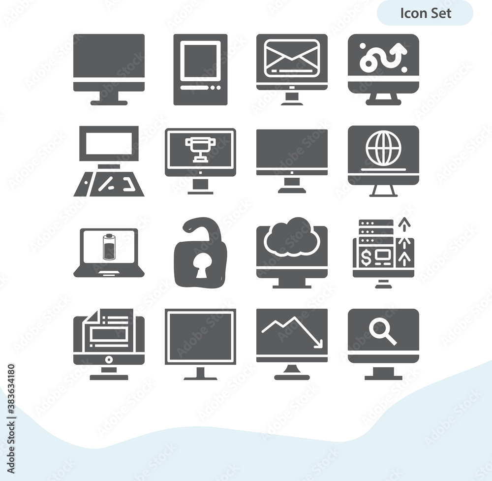 Simple set of evaluated related filled icons. Simple set of evaluated related filled icons.