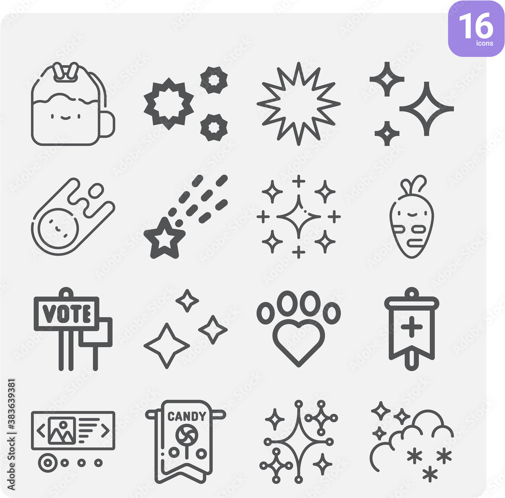 Simple set of roles related lineal icons. Simple set of roles related lineal icons.