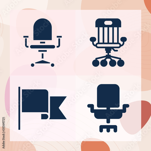 Simple set of lead related filled icons