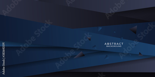Blue black abstract presentation background. Suit for social media post stories and presentation template.