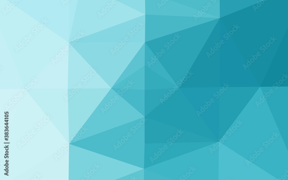 Light BLUE vector triangle mosaic template. Light BLUE vector triangle mosaic template.