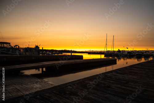 Sunset at the Marina  © Christopher