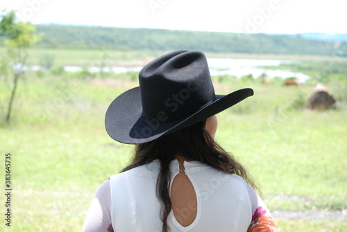 portrait of a woman in a hat