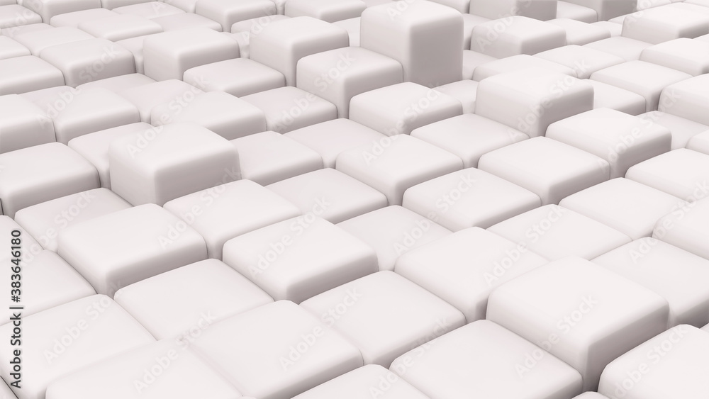 3d rendered texture of cubes at different heights , abstract background 3d rendered texture of cubes at different heights , abstract background