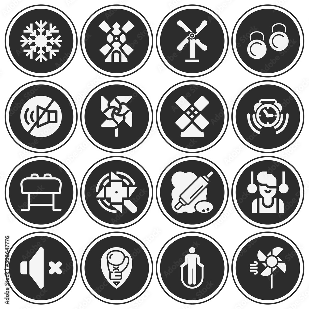 16 pack of rolling filled web icons set 16 pack of rolling filled web icons set