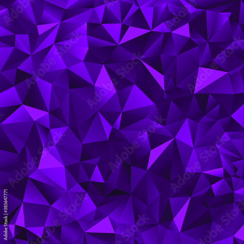 Purple polygonal background. Purple triangle background. Vector illustration. Follow other polygonal backgrounds in my collection.