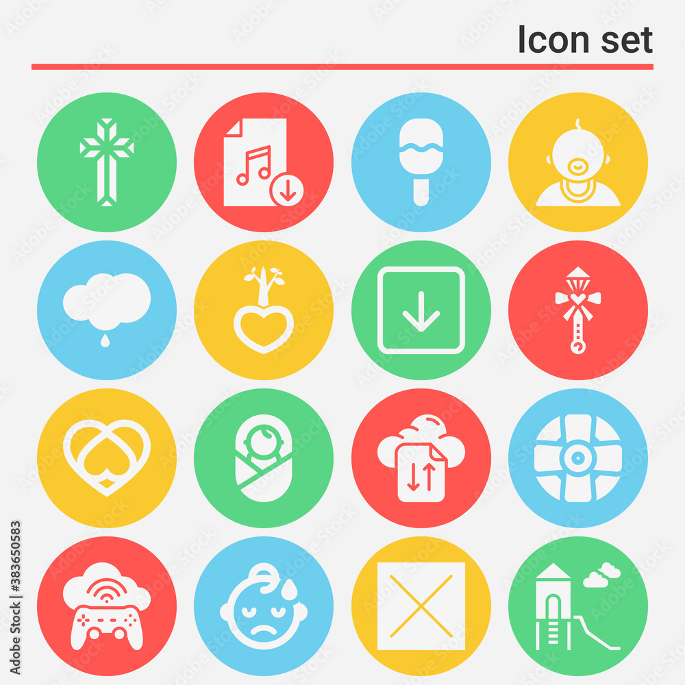 16 pack of spoil filled web icons set 16 pack of spoil filled web icons set