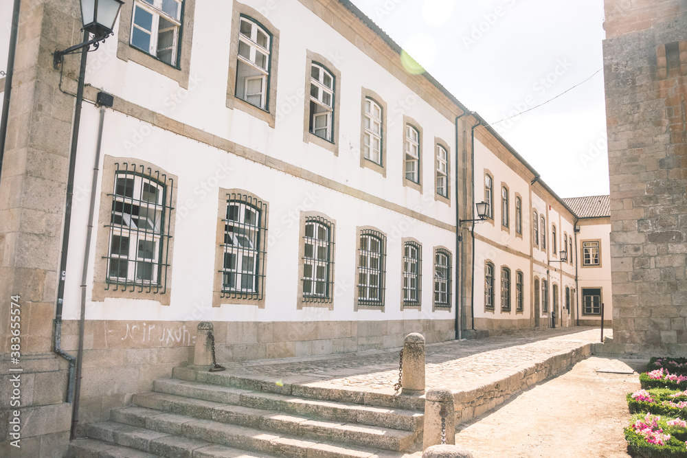 beautiful architectural house in the sun. walk the streets of Portugal beautiful architectural house in the sun. walk the streets of Portugal