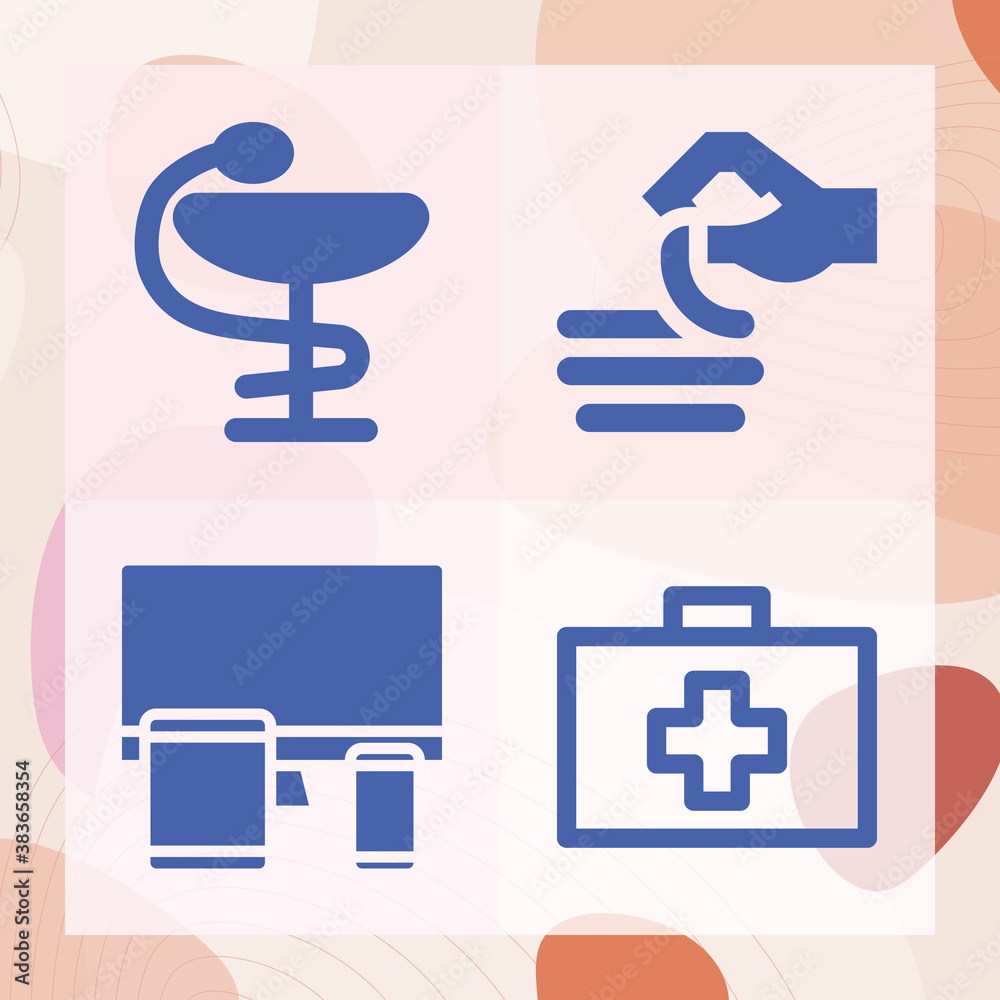 Simple set of tablets related filled icons Simple set of tablets related filled icons