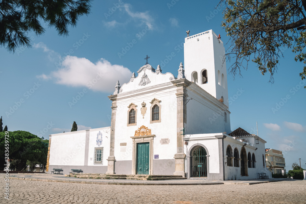 Fototapeta premium a large church built of stone.