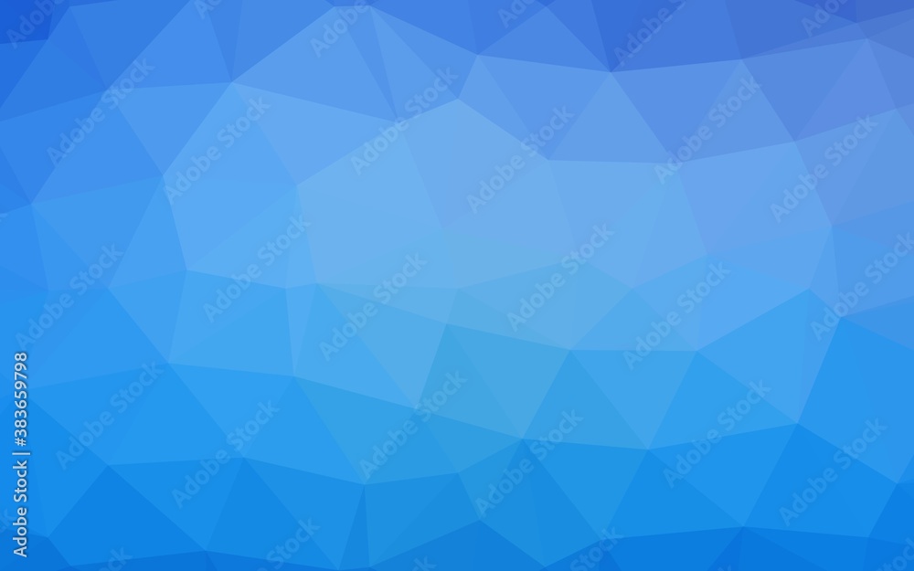 Light BLUE vector low poly texture.