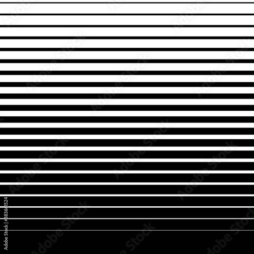 line gradient vector illustration, white and black halftone background, horizontal seamless lines, monochrome texture backdrop, retro effect, Vintage Pattern.