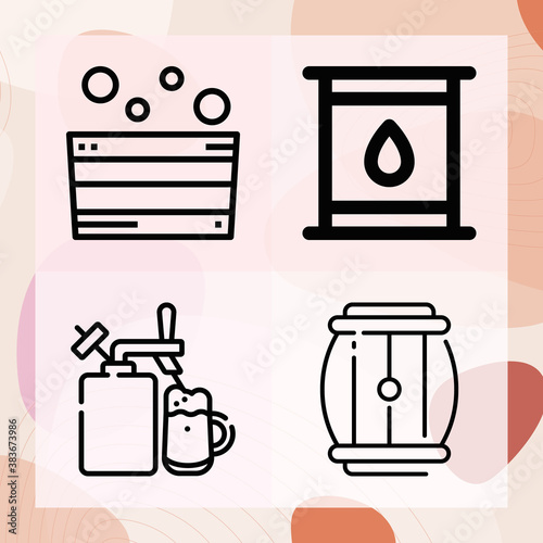 Simple set of gal related lineal icons