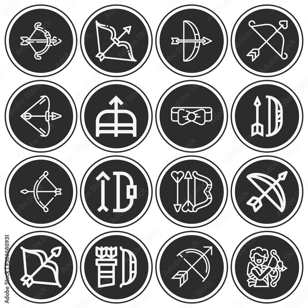 16 pack of new year lineal web icons set 16 pack of new year lineal web icons set