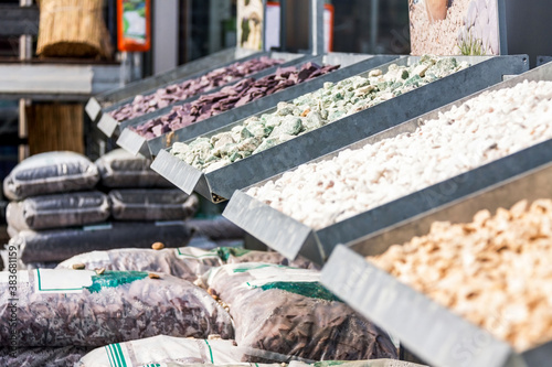 Stock at a nursery or landscaping business photo