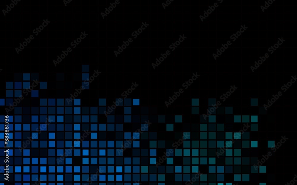 Dark BLUE vector pattern in square style. Dark BLUE vector pattern in square style.