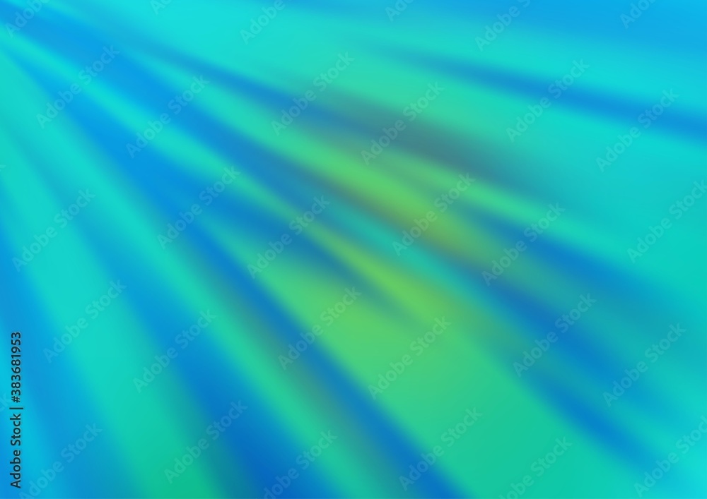 Light Blue, Green vector glossy abstract background.