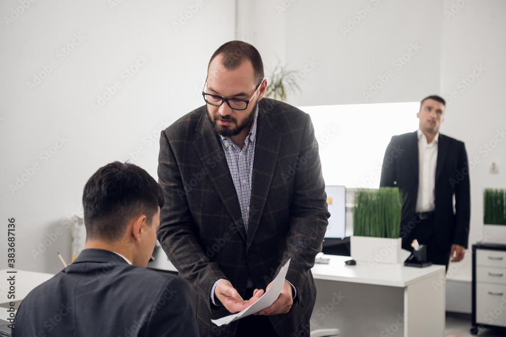 An experienced senior Manager explains the nuances of their work to a new employee. Hints, tips, and training. An experienced senior Manager explains the nuances of their work to a new employee. Hints, tips, and training.