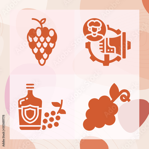Simple set of destroy related filled icons