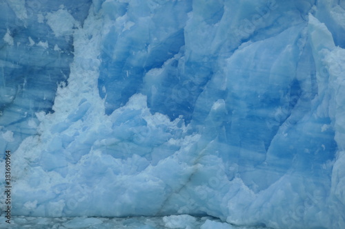 blue iceberg in polar regions
